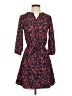 Unbranded 100% Polyester Print Red Casual Dress Size S (estimated) - photo 1