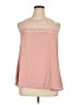 leo rosi Pink Sleeveless Blouse Size XL - photo 1