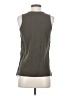 Bellatrix 100% Rayon Gray Sleeveless Blouse Size S - photo 2
