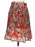Chenault 100% Polyester Paisley Red Casual Skirt Size XS - photo 1