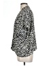 Newbury Kustom Animal Print Ivory Short Sleeve Blouse Size L - photo 5