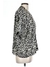 Newbury Kustom Animal Print Ivory Short Sleeve Blouse Size L - photo 4
