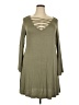 No Comment Solid Green Casual Dress Size 2X - photo 1