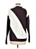 Liz Claiborne Color Block Purple Brown Pullover Sweater Size M - photo 2