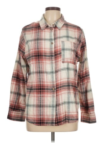 Love Tree Long Sleeve Button-Down Shirt (view 1)