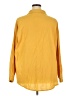 Shein Curve Solid Yellow Long Sleeve Blouse Size 20 Plus (4) - photo 2