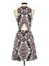 1.State 100% Polyester Paisley Blue Cocktail Dress Size XS - photo 2