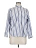 J.Crew 100% Cotton Stripes Blue Long Sleeve Blouse Size 6 - photo 1
