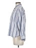J.Crew 100% Cotton Stripes Blue Long Sleeve Blouse Size 6 - photo 5