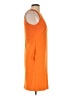PREMISE Solid Orange Casual Dress Size 10 - photo 4