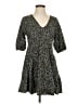 Universal Thread Paisley Gray Casual Dress Size XS - photo 1