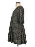 Universal Thread Paisley Gray Casual Dress Size XS - photo 5