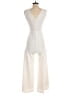 Venus Solid Ivory Jumpsuit Size XS - photo 2