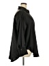 H&M Solid Black 3/4 Sleeve Button-Down Shirt Size XXL - photo 4
