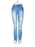 YMI Hearts Blue Jeans Size 25 waist - photo 1