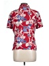 Assorted Brands Floral Red Short Sleeve Blouse Size L - photo 2