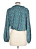 MELLODAY Teal Long Sleeve Blouse Size L - photo 2
