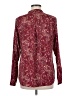 Allegra K 100% Polyester Paisley Burgundy Long Sleeve Blouse Size M - photo 2