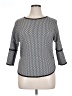 Max Studio Gray 3/4 Sleeve Top Size XL - photo 1