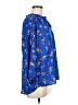 Pleione 100% Polyester Blue 3/4 Sleeve Blouse Size M - photo 4
