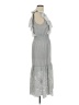 Saylor 100% Polyester Gray Casual Dress Size M - photo 4