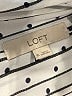 Ann Taylor LOFT 100% Polyester Print Silver Long Sleeve Blouse Size XS - photo 7