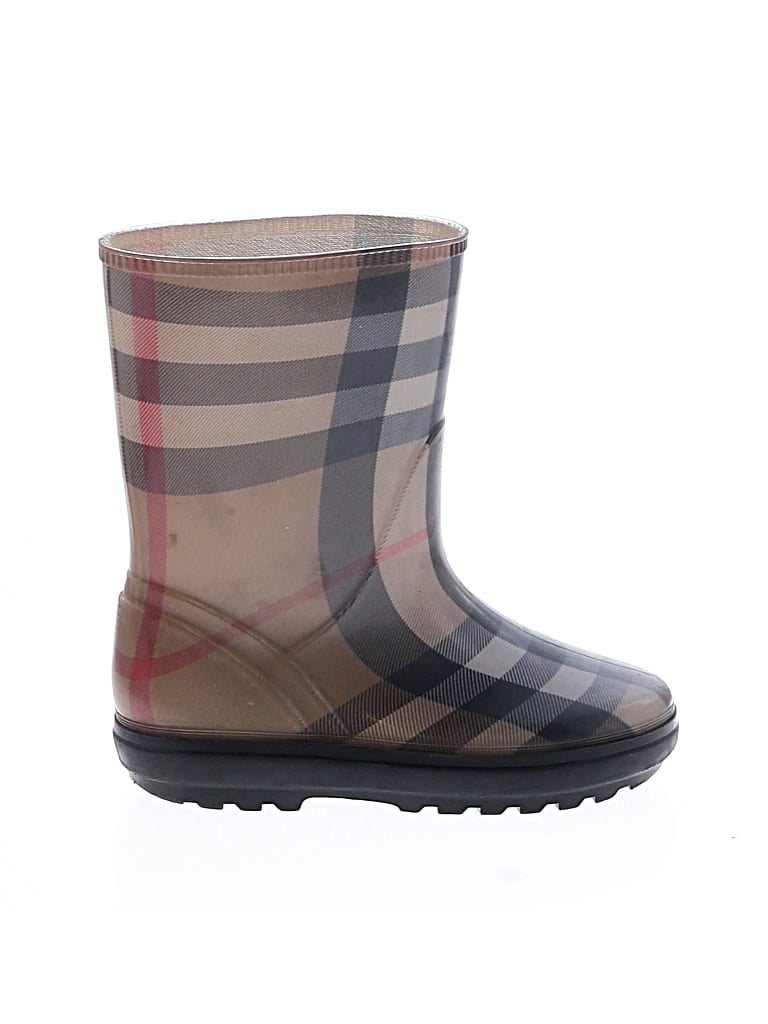 Pre-owned Burberry Kids' Rain Boots In Blue