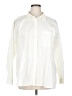 Ann Taylor LOFT Ivory Long Sleeve Button-Down Shirt Size XL - photo 1