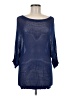 Express 100% Rayon Blue 3/4 Sleeve Top Size M - photo 1