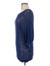 Express 100% Rayon Blue 3/4 Sleeve Top Size M - photo 5