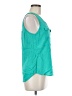 Accent 100% Rayon Teal Sleeveless Blouse Size M - photo 4