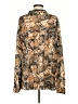 Free People Animal Print Gold Long Sleeve Blouse Size XS - photo 2