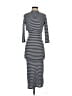 Guess Stripes Gray Casual Dress Size XS - photo 1