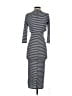 Guess Stripes Gray Casual Dress Size XS - photo 2