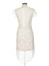 Soieblu 100% Polyester Ivory Cocktail Dress Size L - photo 2