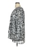 Karen Kane 100% Polyester Animal Print Silver Long Sleeve Blouse Size 1X - photo 5