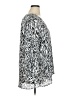 Karen Kane 100% Polyester Animal Print Silver Long Sleeve Blouse Size 1X - photo 4
