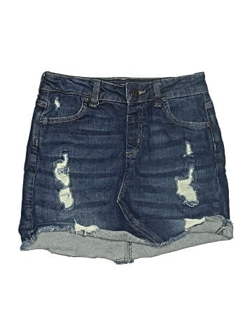 Justice Denim Skirt (view 1)