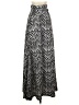 Assorted Brands Chevron-herringbone Silver Black Formal Skirt Size S - photo 2