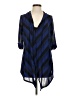 My Michelle Blue 3/4 Sleeve Blouse Size S - photo 1