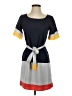 Aqua 100% Polyester Color Block Gray Casual Dress Size S - photo 1