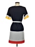 Aqua 100% Polyester Color Block Gray Casual Dress Size S - photo 2