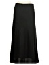 Bobeau 100% Polyester Solid Black Formal Skirt Size M - photo 2