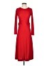 MNG 100% Polyester Red Casual Dress Size XXS - photo 1