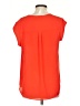DR2 100% Polyester Orange Short Sleeve Blouse Size S - photo 2