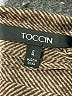 Toccin Brown Long Sleeve Blouse Size 4 - photo 6