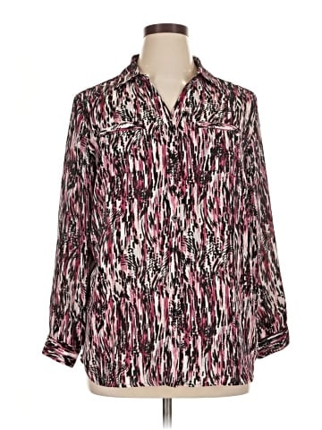 Christopher & Banks Long Sleeve Blouse (view 1)