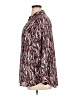 Christopher & Banks 100% Polyester Animal Print Pink Long Sleeve Blouse Size XL (petite) - photo 5
