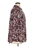 Christopher & Banks 100% Polyester Animal Print Pink Long Sleeve Blouse Size XL (petite) - photo 4
