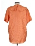 New York Studio Orange Short Sleeve Blouse Size L (estimated) - photo 2